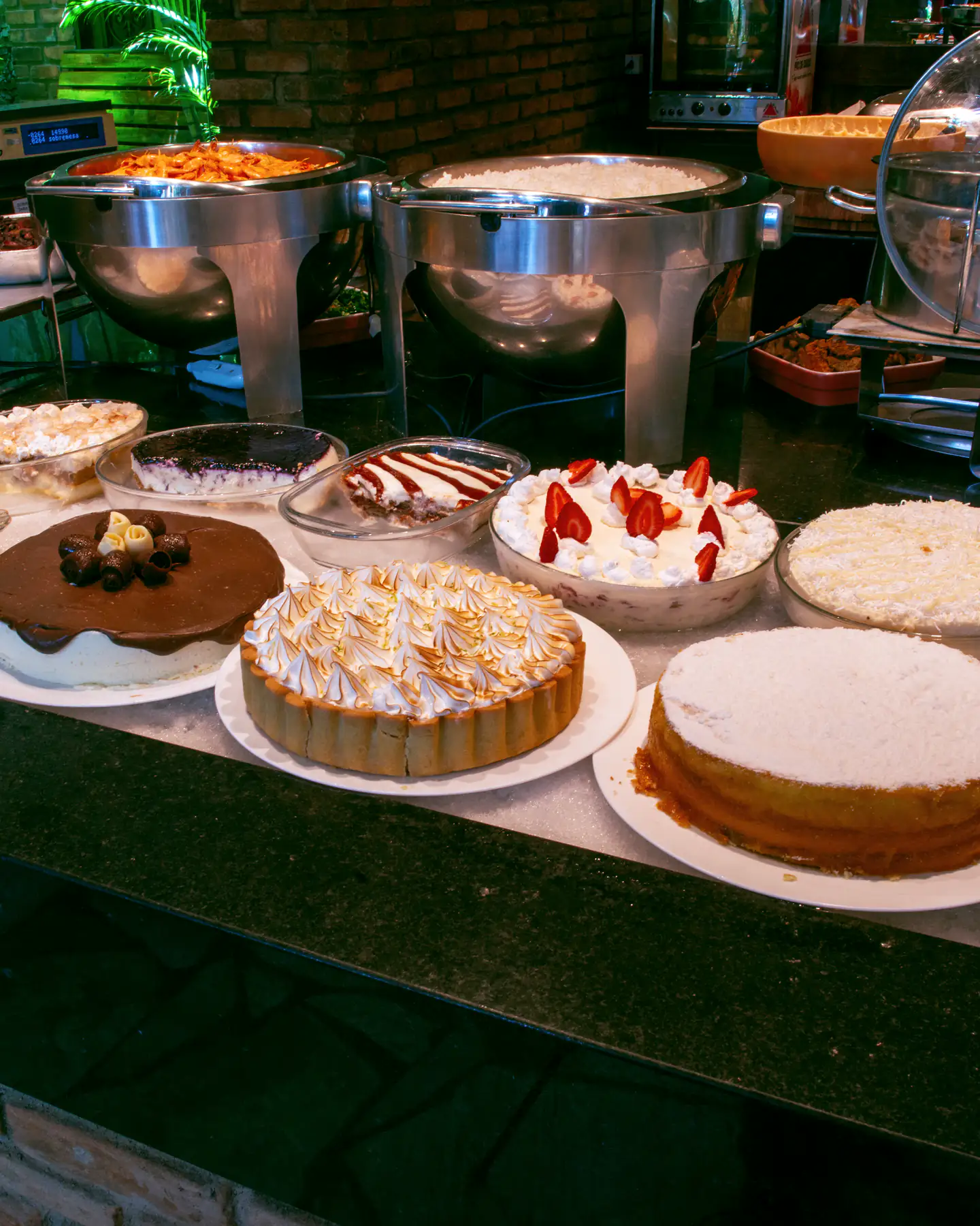 Buffet de Sobremesas no Buzin Gastronomia